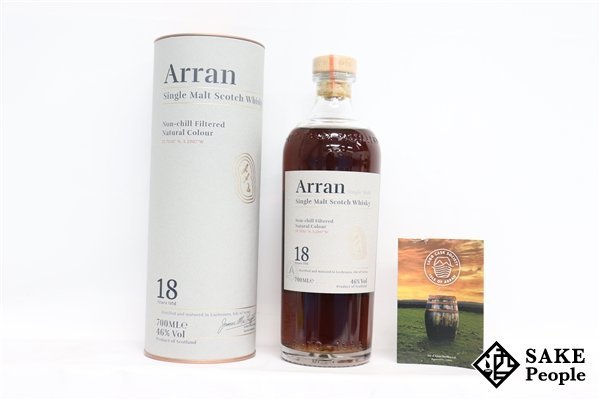 Arran 18年 アラン 18年 シングルモルトウイスキー 700ml ウイスキー