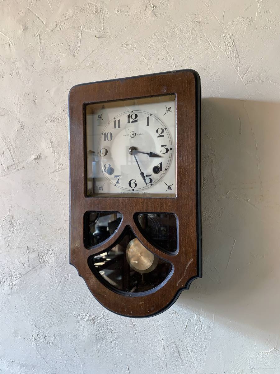 アンティーク掛時計 精工舎 セイコー TRADE(S)MARK トレードマーク