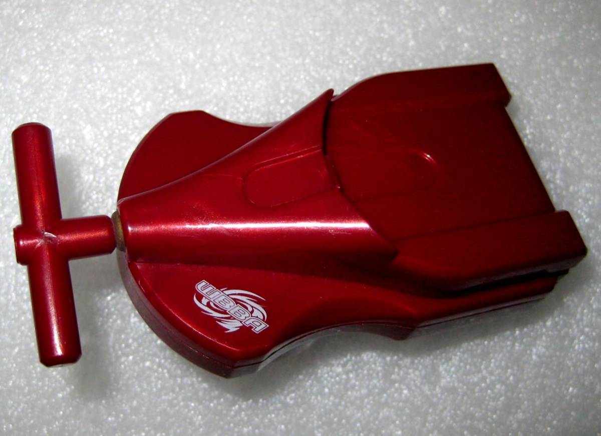 【イベントWHF限定】国内正規品 純正品 メタルファイト ベイブレード 右回転用シューター USED【WBBAベイランチャー(マーズレッド赤系色)】