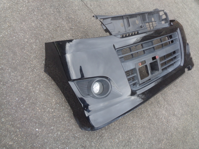 スズキ ワゴンR スティングレー MH23S 純正 フロントバンパー 黒 ZJ3