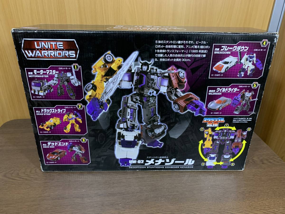 未開封 トランスフォーマー ユナイトウォリアーズ UW-02 メナゾール UW 