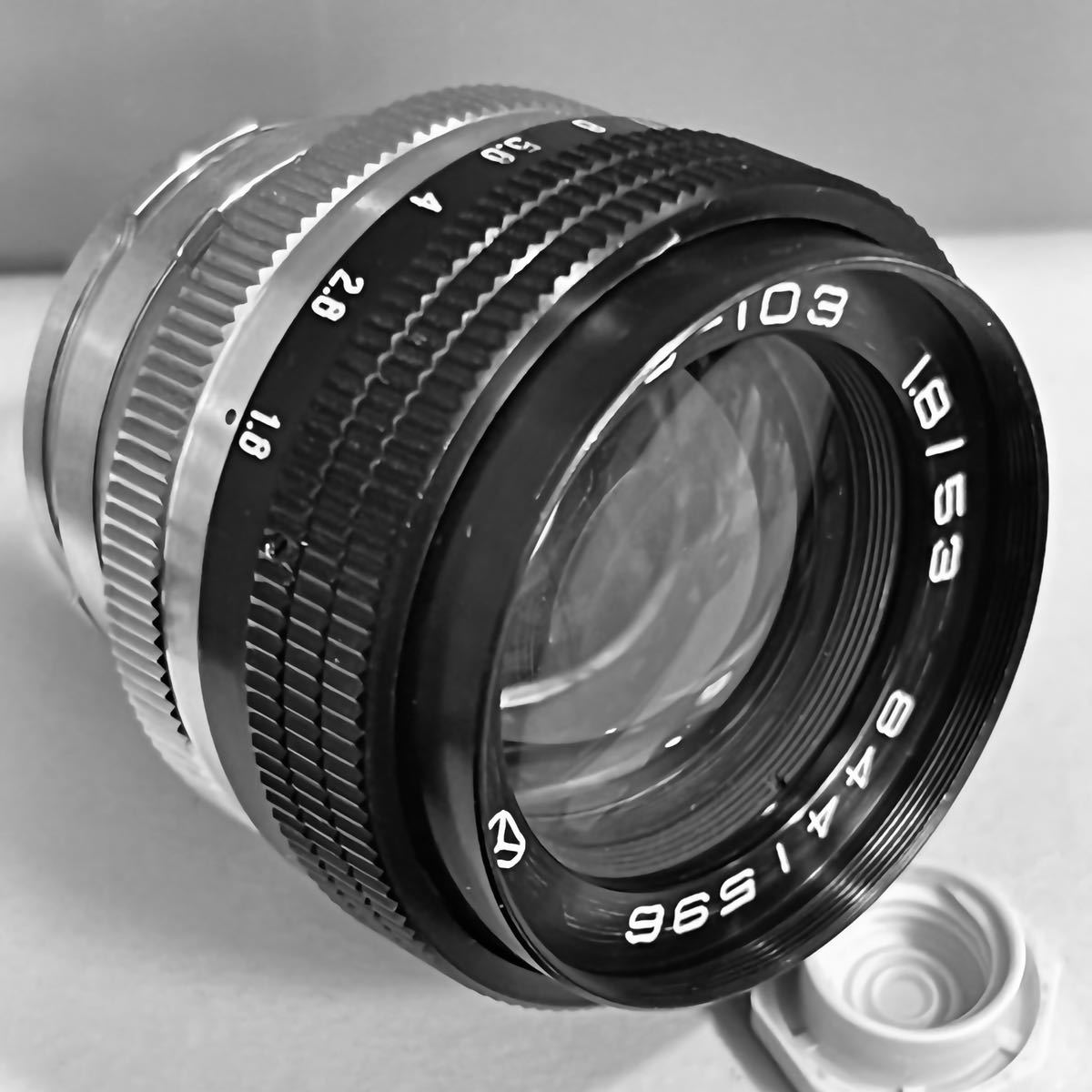 美品 HELIOS-103 53mm f1.8 Kiev キエフ ロシアレンズ コンタックスC