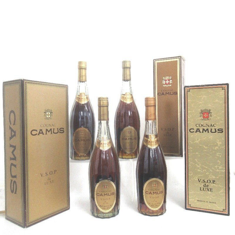 セット カミュ グランド VSOP デラックス コニャック 洋酒 箱入り 未開栓 カミュ VSOP デラックス 4本セット 700ml VSOP デラックス カミュ 1円