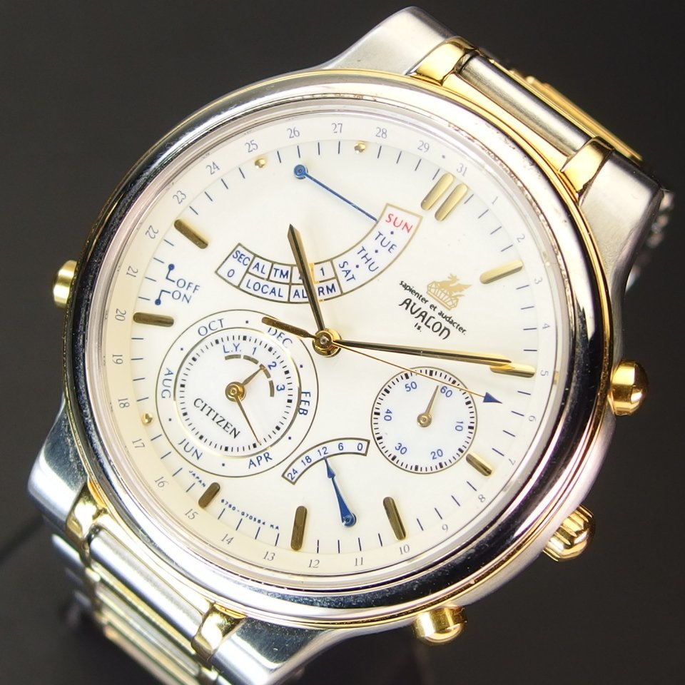 v*i様 CITIZEN AVALON 腕時計(クォーツ)スーパーカレンダー 稼 AVALON