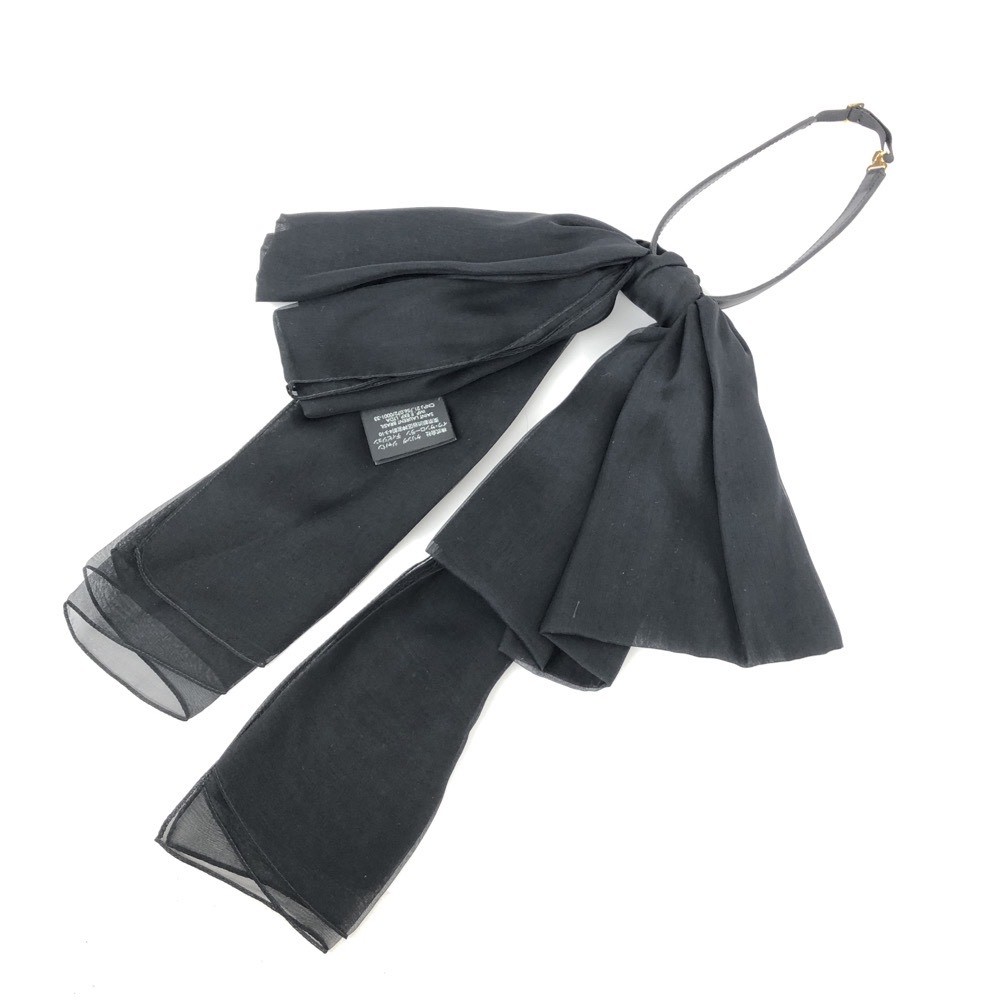 美品◇SAINT LAURENT PARIS サンローランパリ リボンタイ◇321746