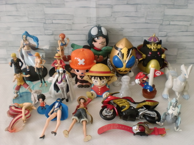 ジャンク品 ワンピース 仮面ライダー ポケモン マリオ フィギュア 