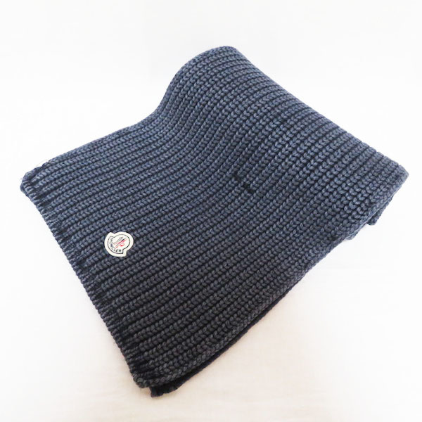 #wnzm モンクレール Moncler マフラー 青系 メンズ [739087]