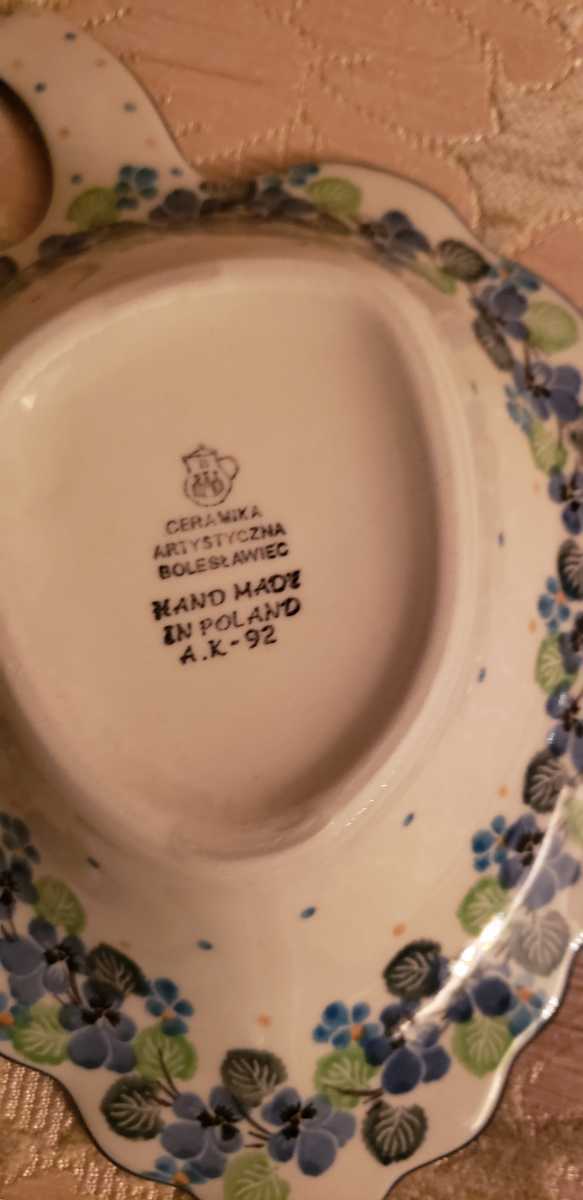 ポーランド食器 大皿 2枚セット ポーリッシュポタリー ポーランド食器