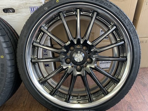 WORK XSA05C 19X7.5J+45 114.3-5H F205 225/35R19(225/35-19)夏用新品 