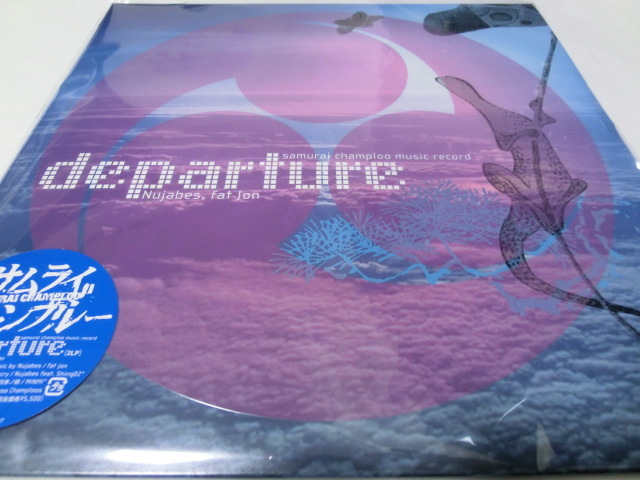 samurai champloo music record departure 2LP Nujabes ， fat jon レコード 新品 サムライチャンプルー ヌジャベス