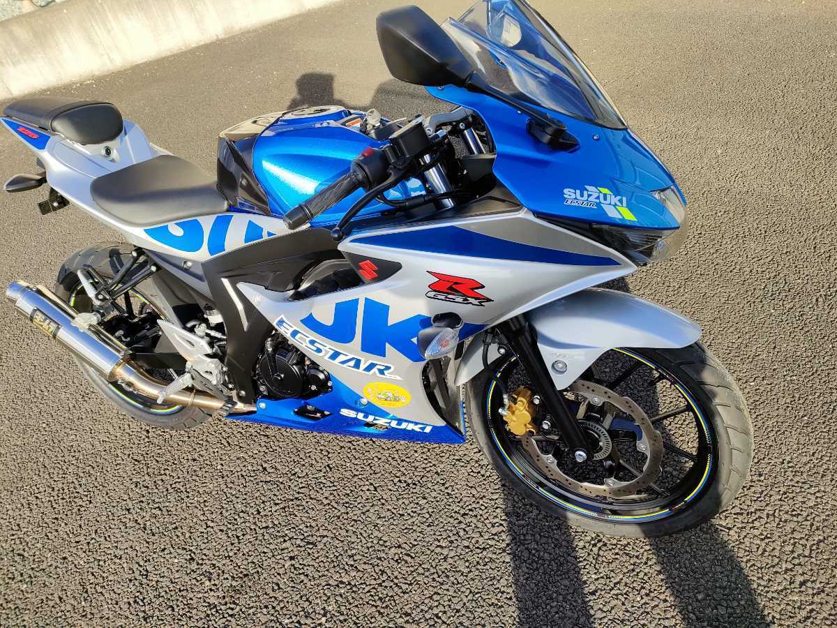 スズキ GSX-R125 ABS ECSTAR GSX ヨシムラ 極上車 青/銀 走行2245km