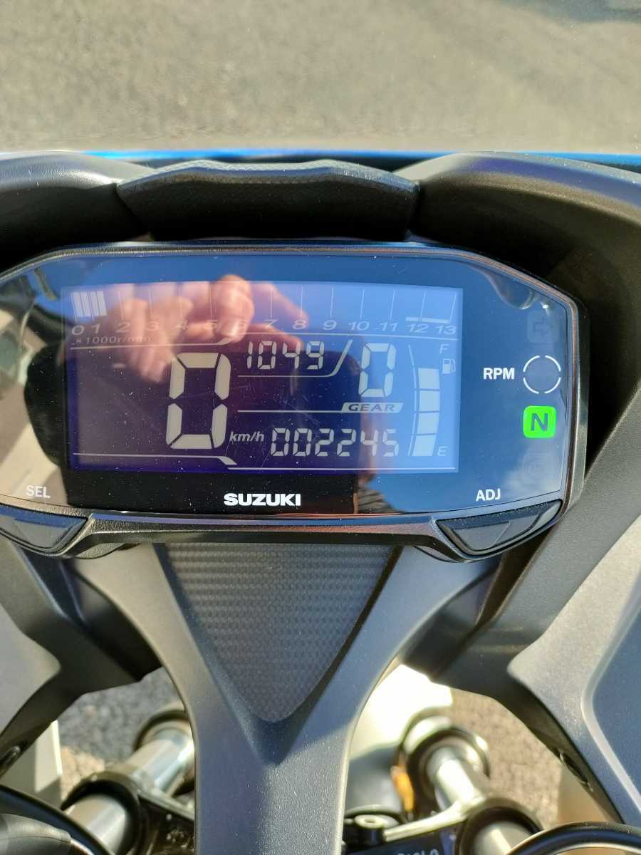 スズキ　GSX-R125　ABS ECSTAR GSX ヨシムラ　極上車　青/銀　走行2245km カスタム　DL33B 　ワンオーナー　 GSX-R125 スズキ | ABSに特別色！ ABSの「エクスターカラー」新車入荷しました 試乗インプレッション伝統の遺伝子を感じる