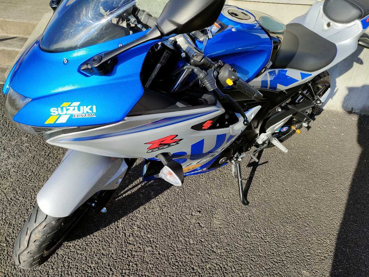 スズキ　GSX-R125　ABS ECSTAR GSX ヨシムラ　極上車　青/銀　走行2245km カスタム　DL33B 　ワンオーナー　 GSX-R125 スズキ | ABSに特別色！ ABSの「エクスターカラー」新車入荷しました 試乗インプレッション伝統の遺伝子を感じる