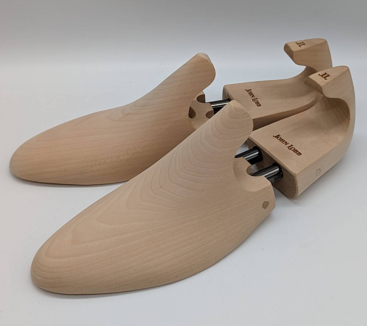 【極美】ジョンロブ シューツリー シューキーパー サイズ6E【送料無料】JOHN LOBB シューケア シュートリー ツインチューブ ナチュラル
