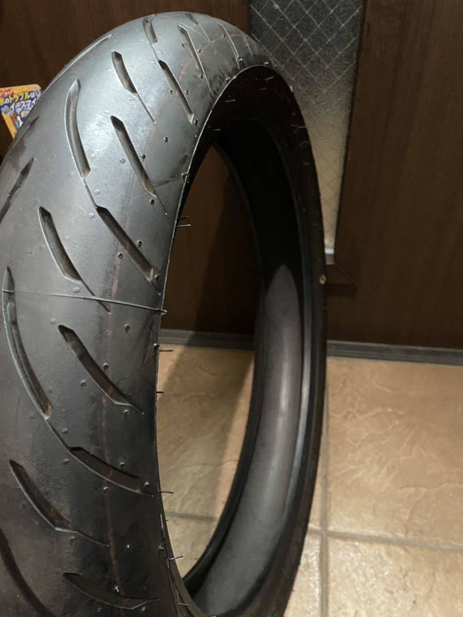 中古MCタイヤ バリ山 2021年製造 DUNLOP SPORTMAX GPR-300 110/70R17
