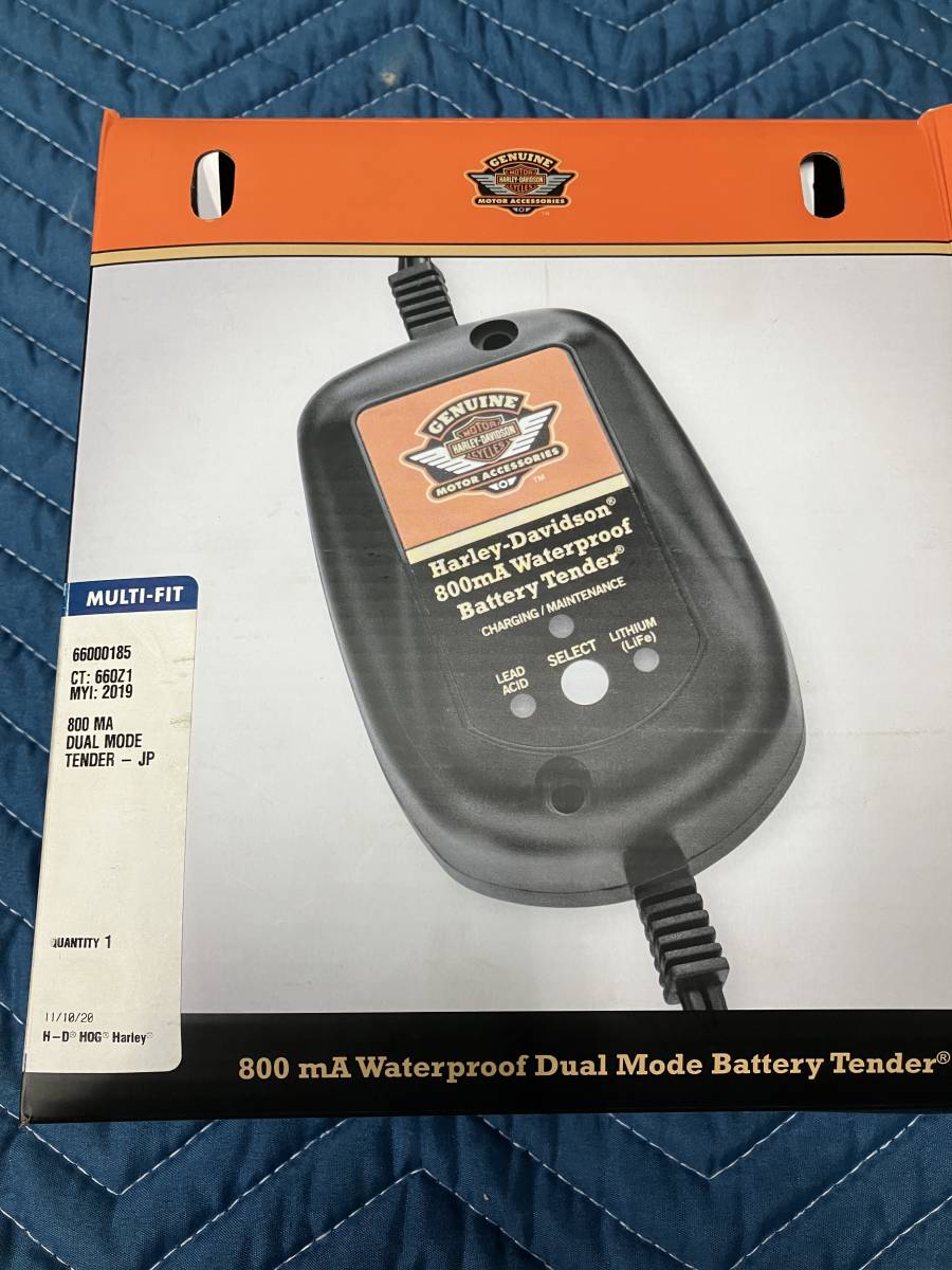 全国無料，定番人気 ハーレー 純正 800mA デュアルモード バッテリーテンダー 充電器 66000185 鉛 リチウムバッテリー対応(充電器)｜売買されたオークション情報、yahooの商品情報をアーカイブ公開 - オークファン 充電器