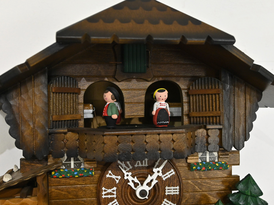 鳩時計　カッコー時計　スイス　レッチャー製 鳩時計 カッコー時計 スイス レッチャー製 鳩時計のあやとり ハト時計