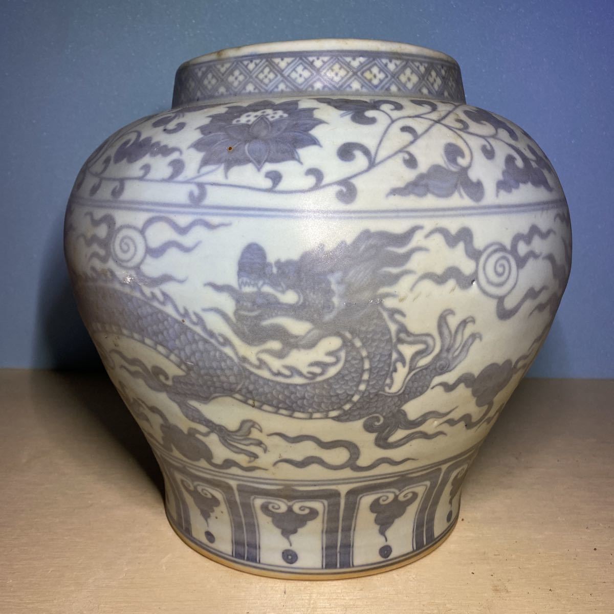 中国　景徳鎮製　青花竜鉢 景徳鎮 元(14世紀) 青花龍文 壺 中国 | 文化遺産オンライン 青花龍