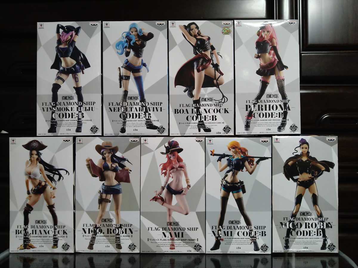 ワンピースFLAG DIAMOND FLAG DIAMOND SHIP 9点セットナミ ワンピース