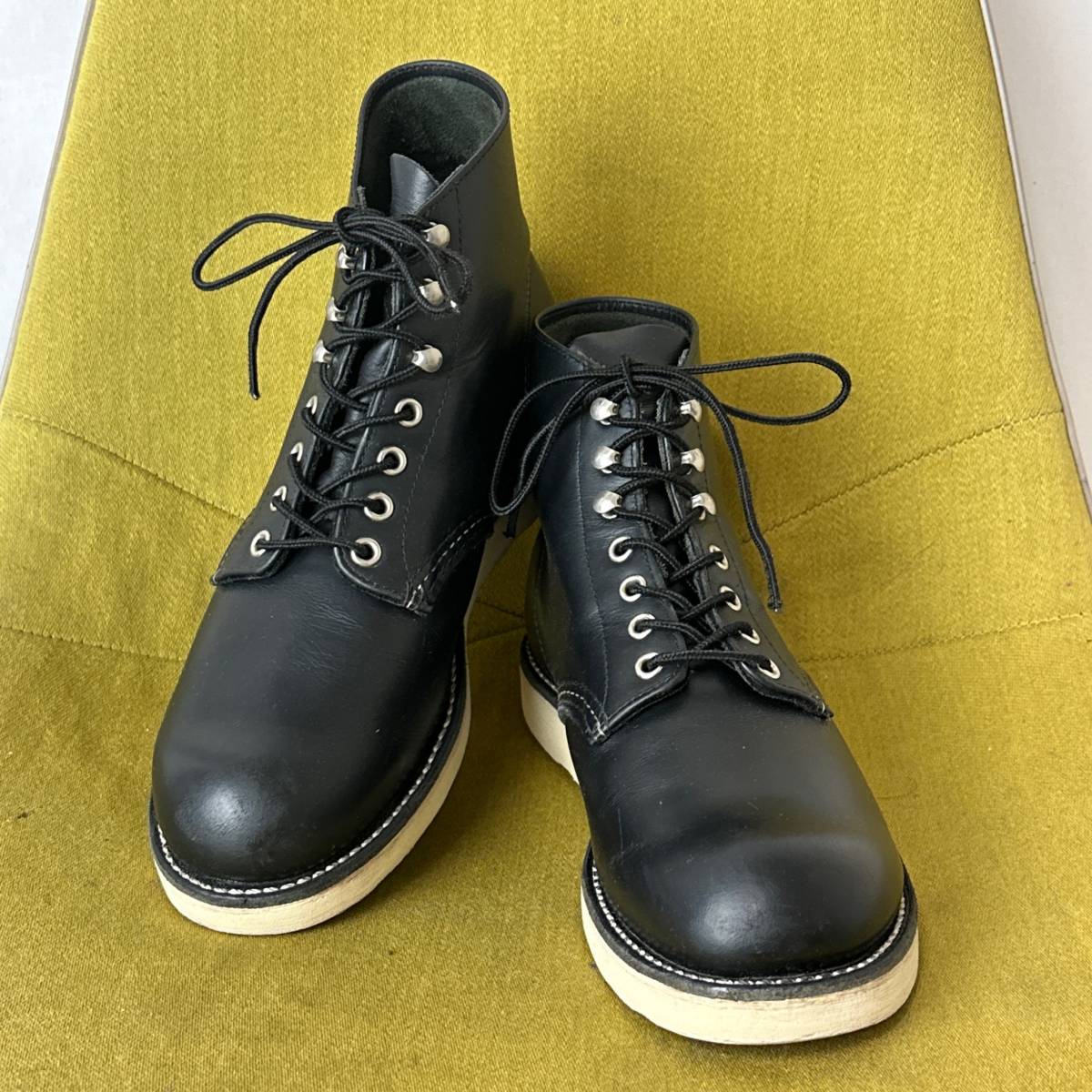 RED WING レッドウイング 12年製 8165 プレーントゥレースアップブーツ 