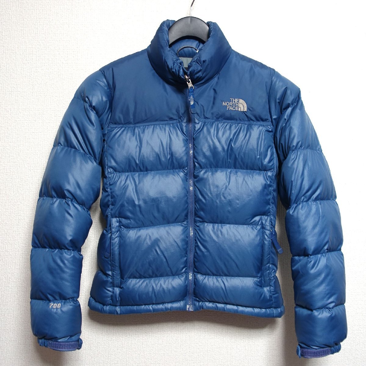 THE NORTH FACE ノースフェイス ヌプシ ダウン ジャケット 700FP レディース Sサイズ 正規品 ブルー D3754