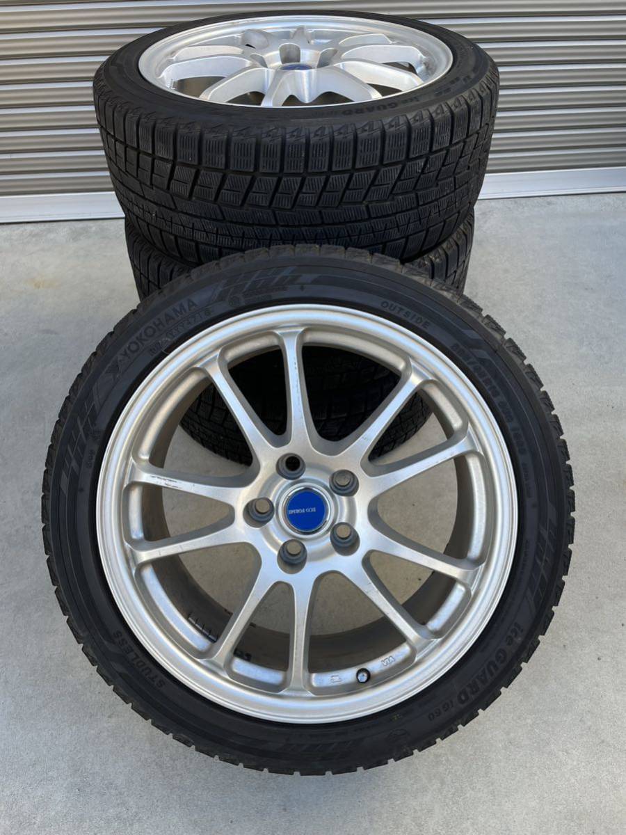 ヨコハマ　スタッドレス　IG60 バリ溝　225/45/18