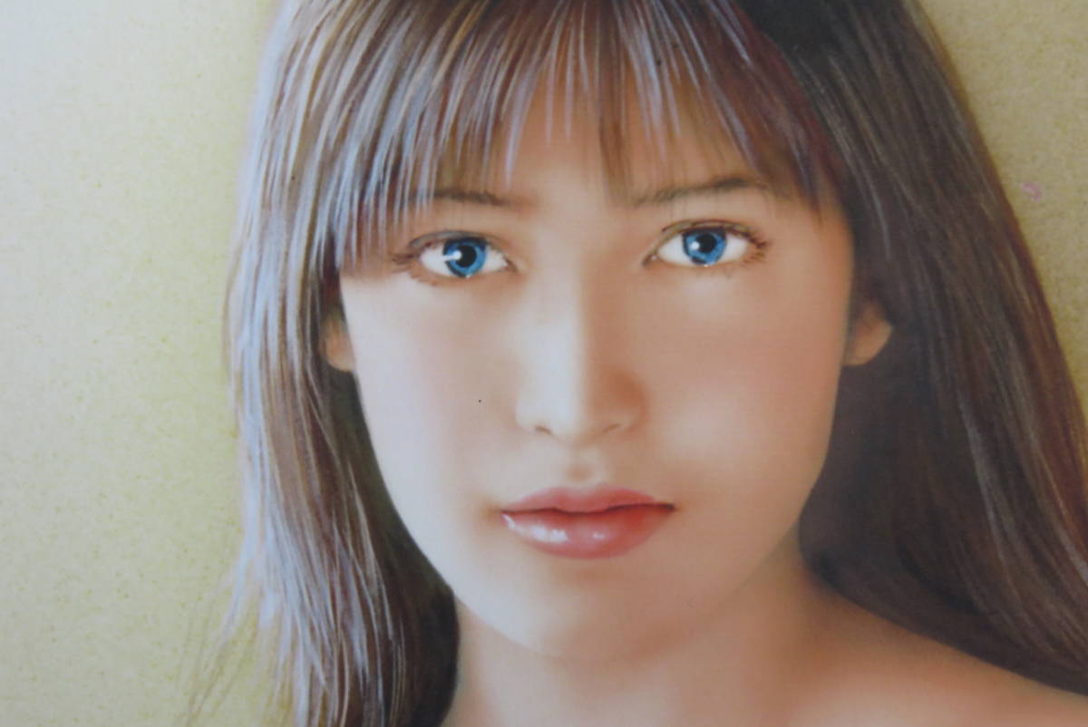 石川吾郎「聖処女」（石川吾郎 貴重な原画 鉛筆画 聖少女face3 