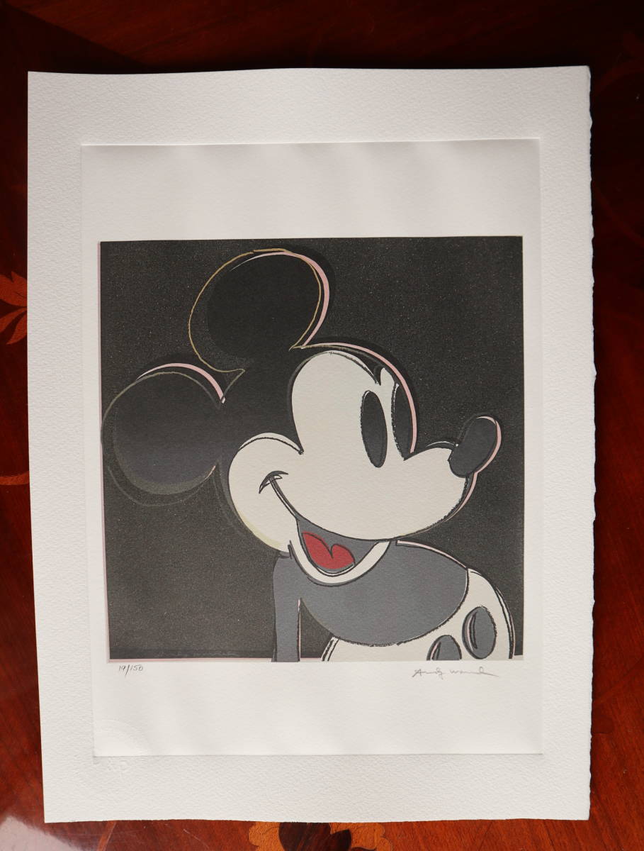 アンディーウォーホル Andy Wahol (ミッキーマウス 黒) Mickey Mouse