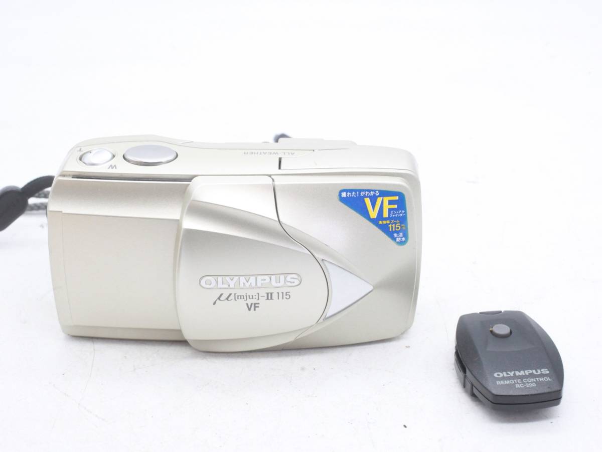 B　OLYMPUS 　ｕ-Ⅱ【mju:】-Ⅱ115　VF　ミュー２　動作未確認 0 VF OLYMPUS オリンパス μ II Olympus | [mju:] Ⅱ boromeez camera μ