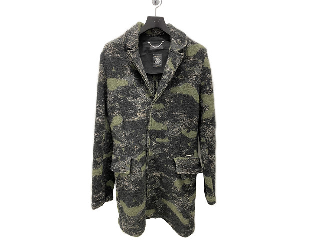 DIESEL ディーゼル カモフラ圧縮ウールコート ディーゼル DIESEL 