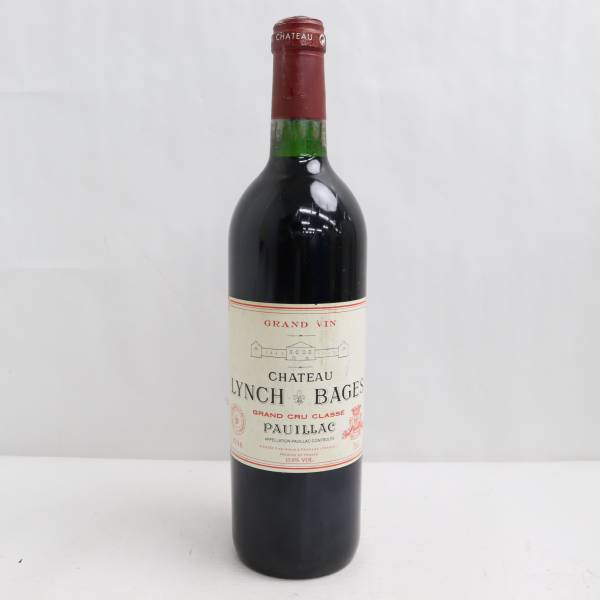  1円~CHATEAU LYNCH BAGES シャトー ランシュ バージュ グランクリュ クラッセ 1996 13％ 750ml T22L270027(ポイヤック)｜売買されたオークション情報、yahooの商品情報をアーカイブ公開 - オークファン 赤