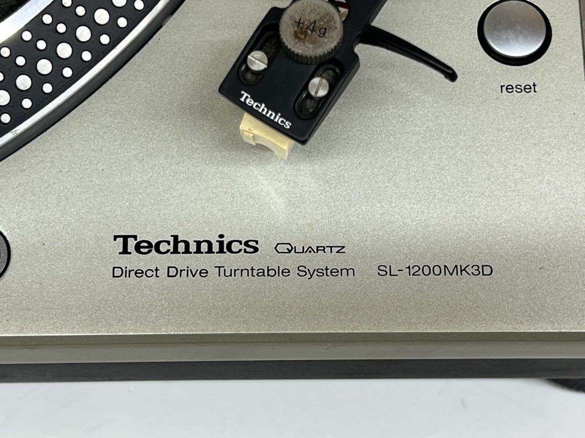 Technics SL-1200MK3D レコードプレーヤー本体 ☆Technics テクニクス SL-1200MK3D ターンテーブル 音響機器 現状品