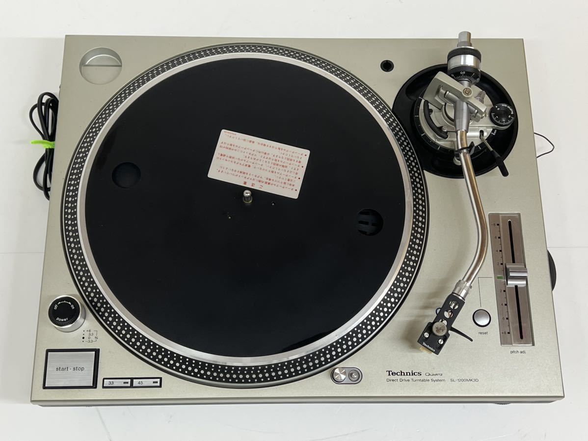 ☆Technics テクニクス SL-1200MK3D ターンテーブル 音響機器 現状品