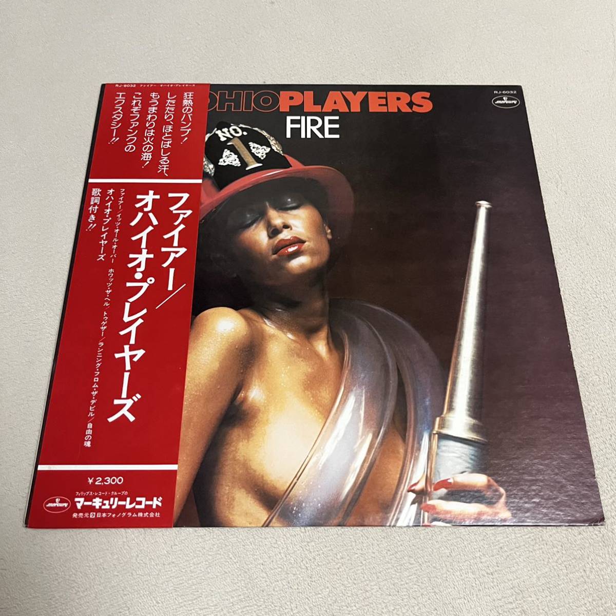 【国内盤帯付】OHIOPLAYERS FIRE オハイオプレイヤーズ ファイアー / LP レコード /RJ-6032 / ライナー有 / R&Bソウルファンク /