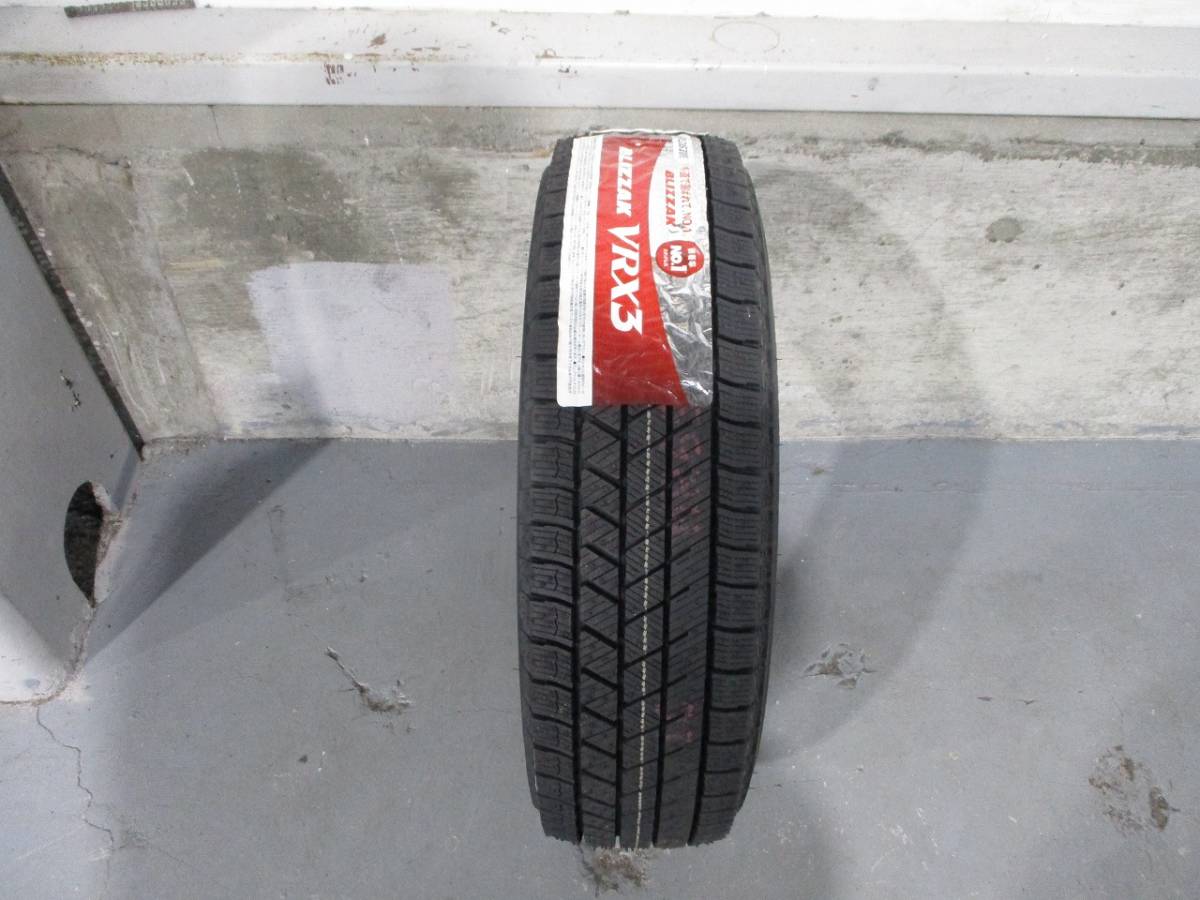 【神戸売切★15】ブリヂストン BLIZZAK VRX3 165/65R15 2022年製 溝8mm イボ付 バリ溝 色線 スタッドレスタイヤ 1本のみ