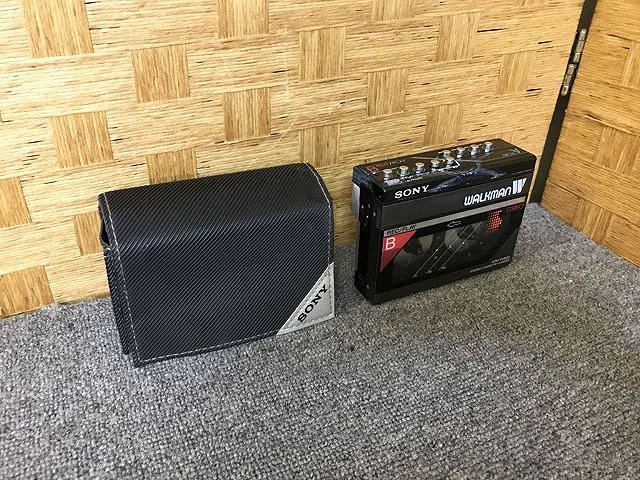 SNE59393世 ソニー ダブルカセットウォークマン ポータブルカセットプレーヤー WM-W800 動作未確認 直接お渡し歓迎