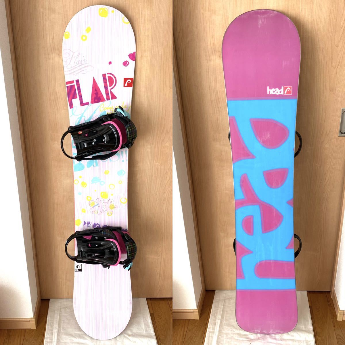 美品 HEAD FLAIR ROCKA 142cm ヘッドビンディング付き ロッカーボード