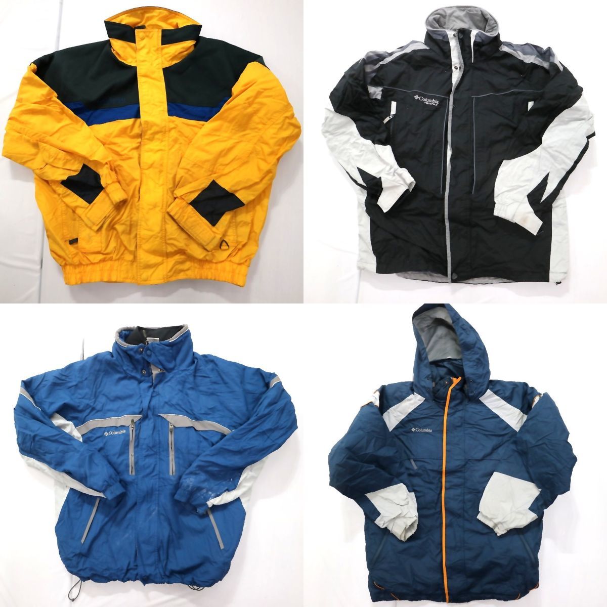 ◎コロンビア アウトドアブランド ジャケット set 他 (メンズM/L) 4枚セット まとめ売り 古着卸 1円スタート 最落なし ＭＫ9977