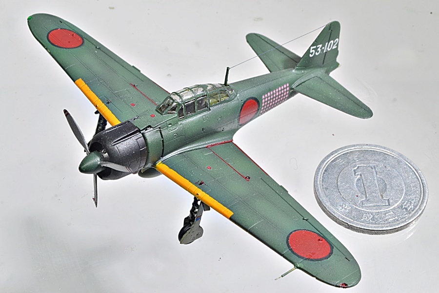 模型・プラモデル ホビーマスター 1/48 零戦21型 岩本徹三 搭乗機 ラバウル