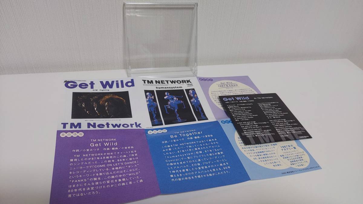 ☆TM NETWORK 食玩レアグッズ『8㎝CD版 紙ジャケ GET WILD』小室哲哉
