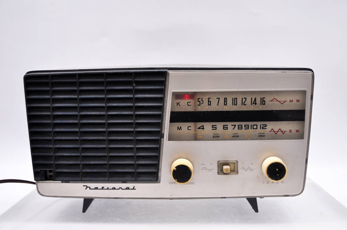 数量限定，得価 R50111 ナショナルラジオ National 真空管ラジオ EL-410 昭和レトロ(アンティーク)｜売買されたオークション情報、yahooの商品情報をアーカイブ公開 - オークファン アンティーク
