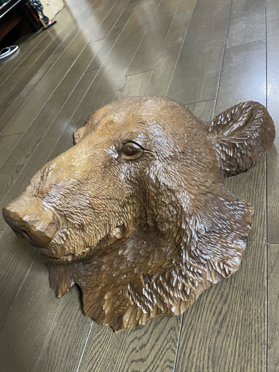 一点物木彫り熊スプーン（中川貞司）※送料込み | KIGUMA