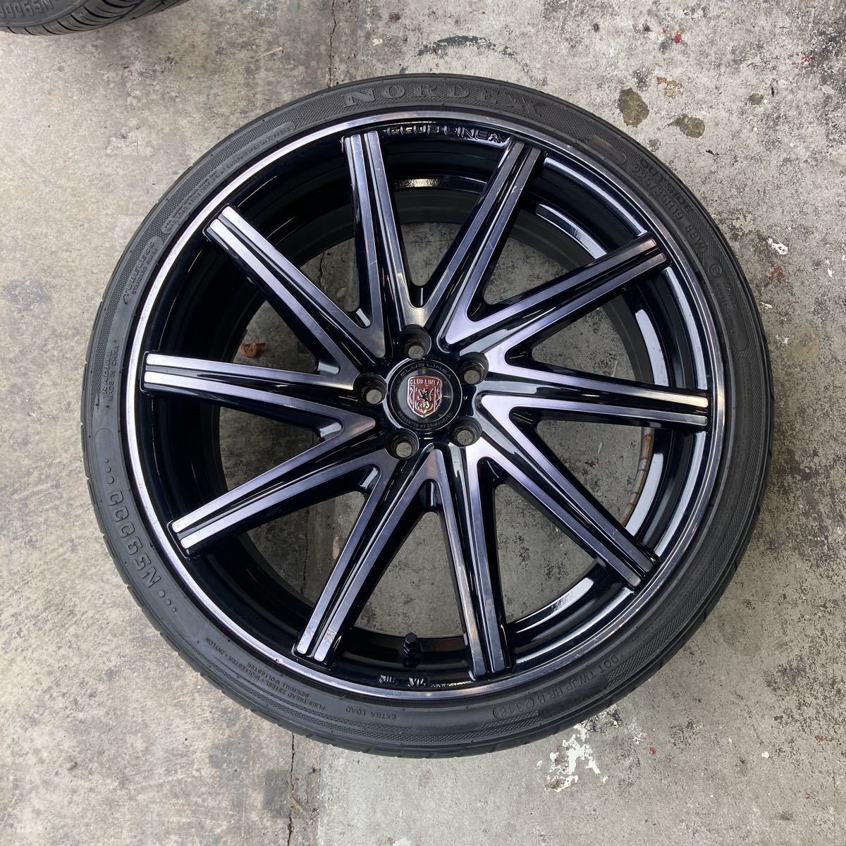 バリ山！CLUB LINEA クラブリネア ROSSI FF 19×8J+48 PCD100/5H 225