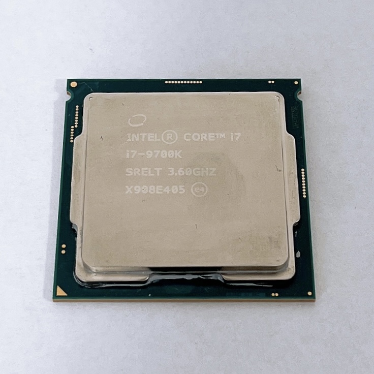 訳あり ジャンク扱い intel core i7-9700k CPU 3.60GHz 中古 Core