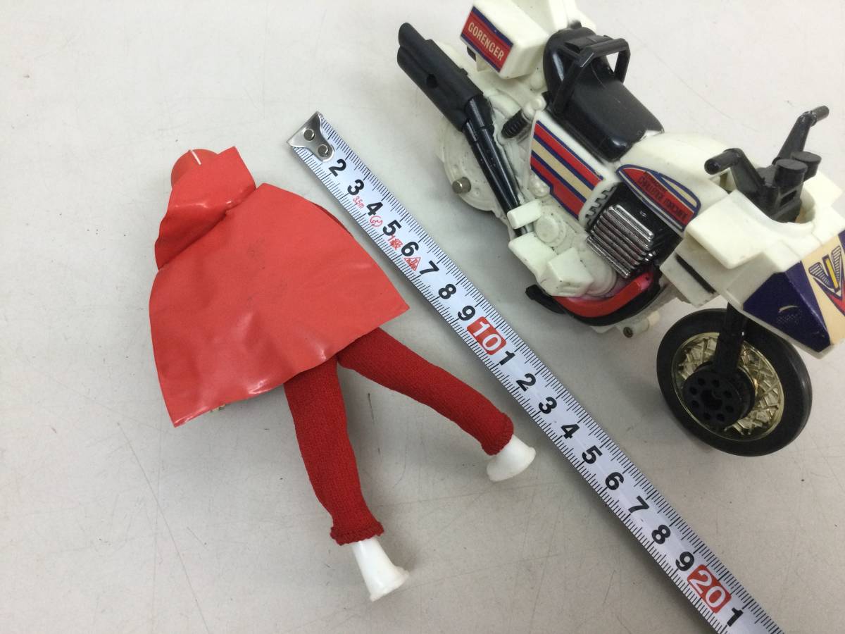 ポピー 秘密戦隊ゴレンジャー 冒険オートバイ チャレンジマシーン アカ 