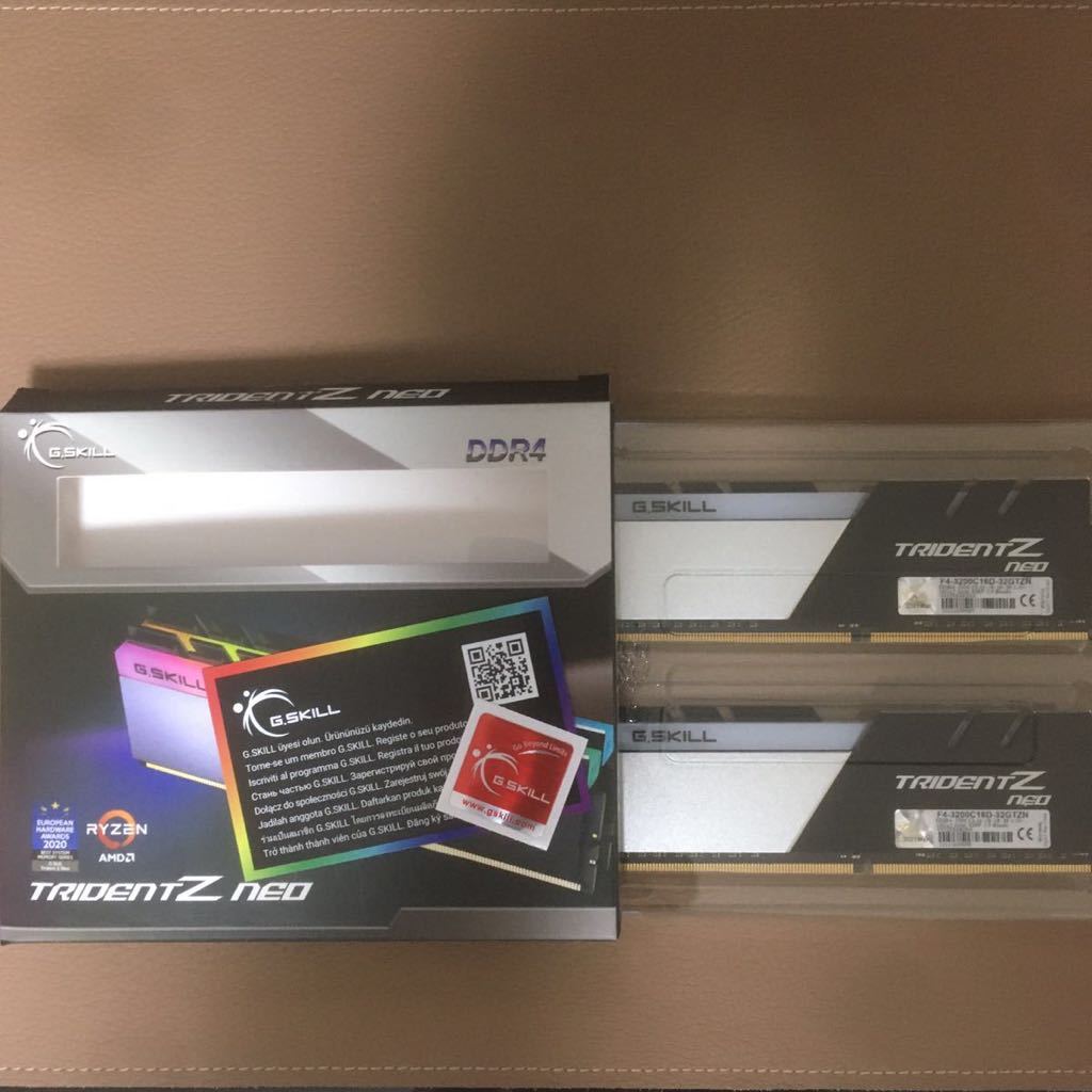 G.Skill Trident Z Neo F4-3200C16D-32GTZN (DDR4-3200 16GB×2