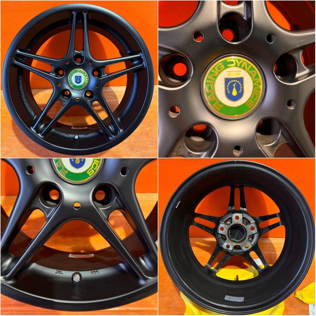 RACING dynamics 16インチ 7J +40 5穴120 4本 レーシングダイナミクス 