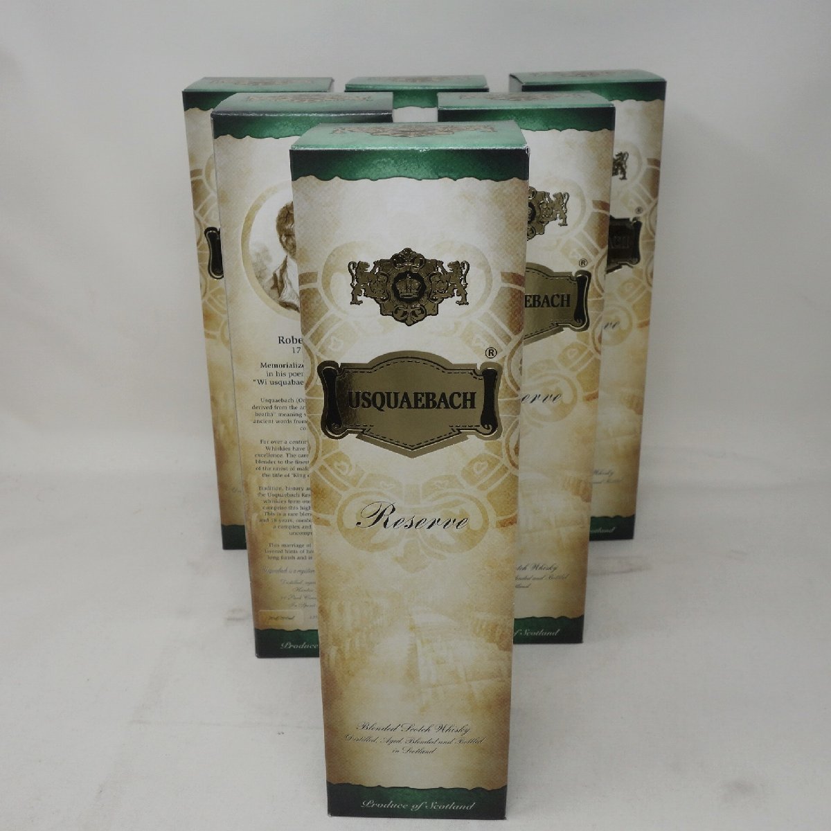 1円 ウシュクベ リザーブ スコッチウイスキー 箱入 700ml 43% 古酒