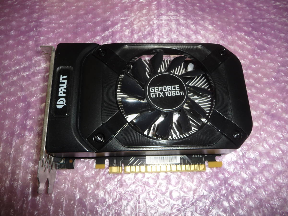 値下げ グラフィックボード Palit GTX 1050Ti 4096M GDDR5 128Bit