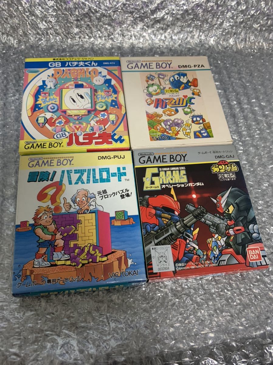 GB ゲームボーイ パズルロード、パズニック、パチ夫くん  